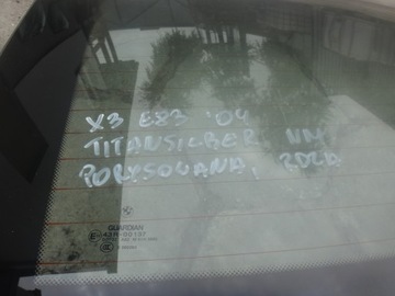 фото thumb №3, Крышка багажника зад задняя bmw x3 e83 титан серебро