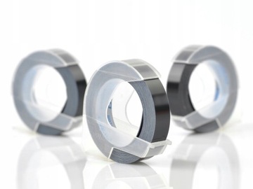 Лента DYMO 3D для эмбоссора Omega 9мм черная