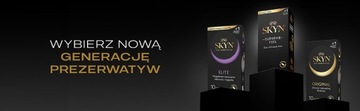 Prezerwatywy SKYN ELITE 10 szt. Mega Cienkie Gładkie Nielateksowe