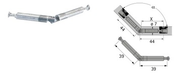Поворотный палец DU 860 39 ММ HETTICH! (2 шт)