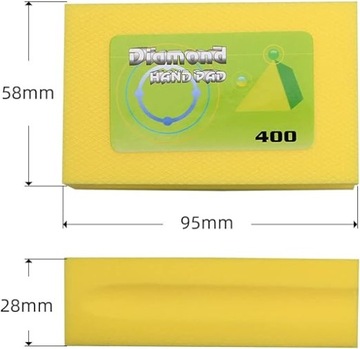 Алмазный шлифовальный блок для керамогранита, керамики 400 DIAMOND HAND PAD