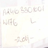 Mercedes w176 w246 om651 привідний вал ліва передня лівий перед a2463301601 Оригінал, фото thumb