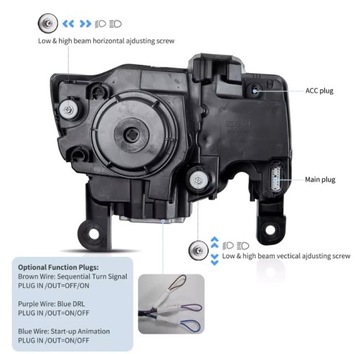 фото thumb №10, Лампа лампи повний led drl vland комплект jeep grand cherokee wk2 2014-2021