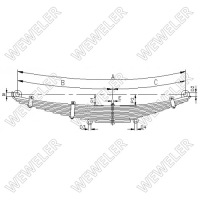 Купить Рессора man schomäcker 72820000, o.e. 81434026010, фото thumb