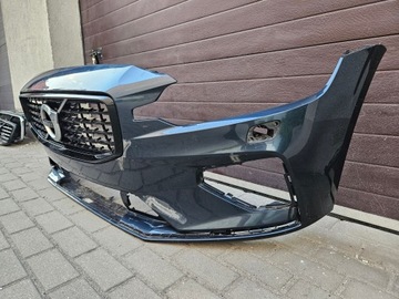 фото thumb №8, Бампер перед переднее volvo v60 ii s60 iii 2018- r-design 31455622 + решётка радиатора