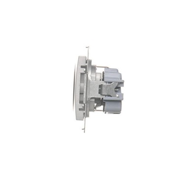 РОЗЕТКА SIMON 54 1-COR SCHUKO СЕРЕБРЯНАЯ DGSz1CZ.01/43