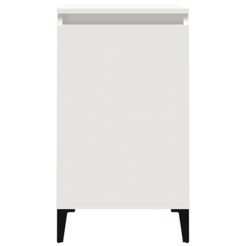 vidaXL Тумбочка прикроватная белая 40x35x70 см, материал дерево