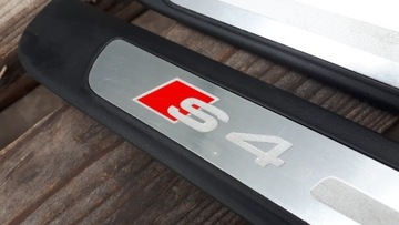 фото thumb №9, S4 b8 a4 планки порогові sline накладки na пороги 4x