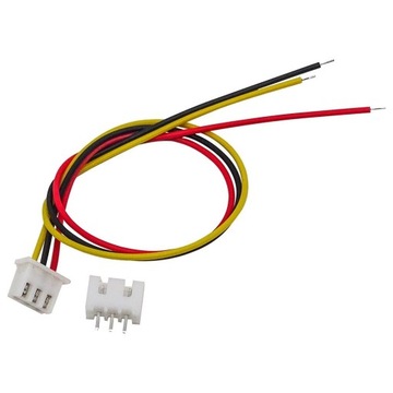 КАБЕЛЬ 20 см 3 PIN XH-2,54 + РОЗЕТКА 6 ШТ.