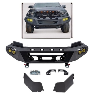 фото thumb №1, Ford ranger t7 2016-2018 бампер переднє з led