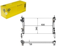 Купити Радіатор двигуна hella ft2385 376754581 drm09172, фото thumb