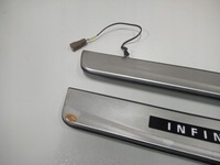 фото thumb №4, Планка накладка порога права ліва перед зад хром infiniti q50