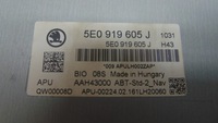 фото thumb №5, Радіо дисплей навігація 5e0919605j skoda octavia iii 13-20r