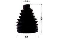 фото thumb №12, Защита шарнир гомокинетический наружный honda pilot yf1 2003-2007 us