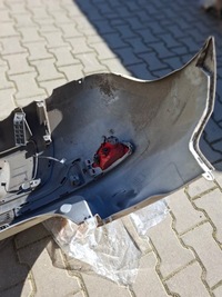 фото thumb №9, Бампер зад задний kia soul 1 i рестайлинг pdc комплектный цвет a1