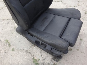 фото thumb №6, Сиденье правые перед переднее пассажира bmw e60 e61 м-пакет sport чёрная кожа