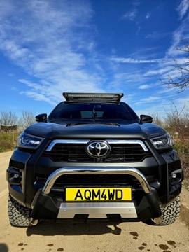 фото thumb №8, Toyota hilux обладнання трубами передні amazon хром kangur труби