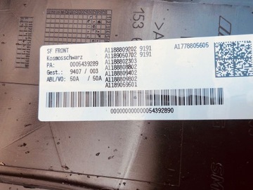 фото thumb №11, Mercedes cla c118 бампер перед kosmosschwarz a118809202