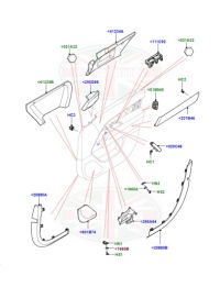 фото thumb №2, Підкладка land rover range rover 5 l460 sport 3 l461 lr150397 m8e21660ka