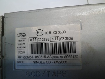 фото thumb №4, Ford focus mk2 радио cd 8m5t-18c815-aa