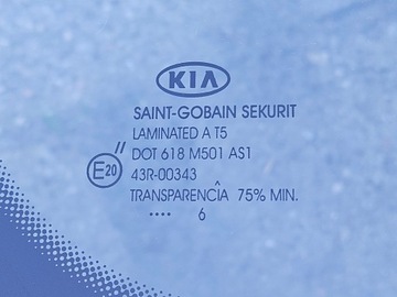 фото thumb №10, Стекло передняя kia ceed i 2006-2010 861101h010