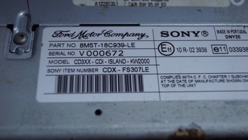 фото thumb №9, Focus mk2 радіо sony dab 8m5t-18c939-le