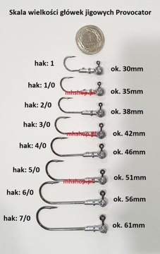 Крючок JIG HEAD PROVOCATOR 2/0 вес упаковка 25г. 3 шт.