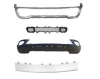 фото thumb №1, Jeep cherokee kl 14- рамка хром +решітка + бампер нижній спойлер перед