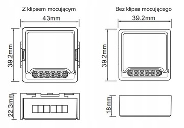 Минирелейный модуль OXT 2 цепи без N ZigBee TUYA