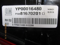 фото thumb №8, Лампа лампи opel grandland x 21r led yp00016580 yp00016480 права ліва задня