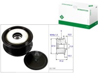 Купить Ina535 0248 10 шкив генератора hyundai i20, фото thumb