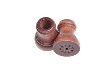 Wspornik drewniany pojedynczy do karnisza karnisz fi 28 mm Olcha 2 szt
