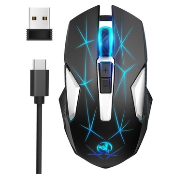 Встроенная беспроводная игровая мышь 2,4G k