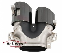 фото thumb №10, Диффузор спойлер mercedes cls c257 18-23 amg cls53 63 black чёрный насадки