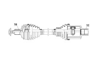 фото thumb №4, Привідний вал привідна mercedes glc 4matic 15- передній lew