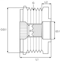 фото thumb №11, As-pl afp3019 ina зчеплення jednokierunkowe