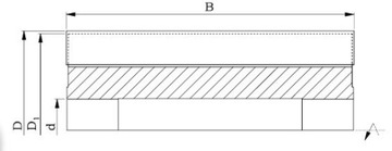 Рубанная головка ALU D=125 B=230 d=40 z=4 FABA