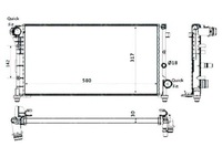 фото thumb №2, Nrf58237 радиатор fiat panda 1,1/1,2