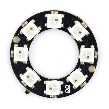 Светодиодное кольцо RGB WS2812B 5050 x 8 диодов - 30 мм