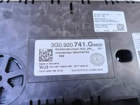 фото thumb №6, Passat b8 счетчик приборная панель приборы tdi 3g0920741g