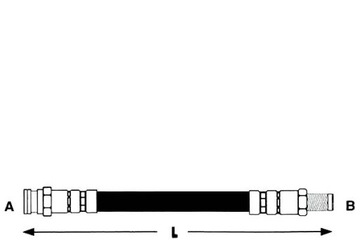 фото thumb №2, Шланг гальмівний ap 7674977 hos3972 1987476749 t2