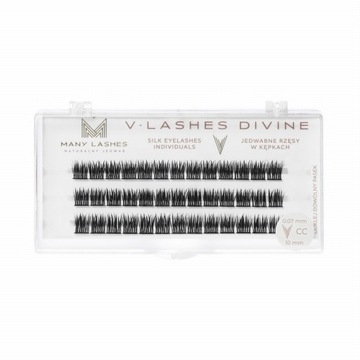 Наращенные ресницы - V-Lashes DIVINE | CC твист 12мм