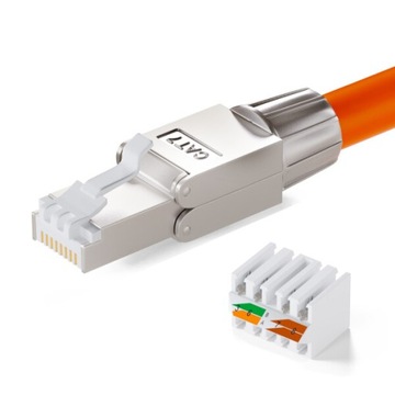 РАЗЪЕМ RJ45 STP РАЗЪЕМ CAT.6A CAT.7 БЕЗ ИНСТРУМЕНТОВ