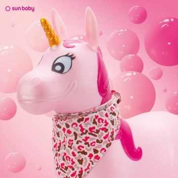 Джемпер детский резиновый UNICORN 60 см розовый для прыжков с насосом