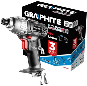 Аккумуляторный ударный винтоверт GRAPHITE 180 Нм