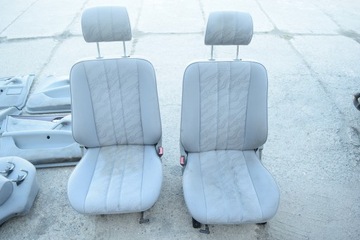 фото thumb №10, Mercedes w210 оббивка сидіння сидіння eu сірий комплект sedan