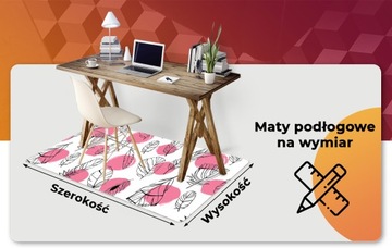 Коврик для стула для перьев и точечной квартиры