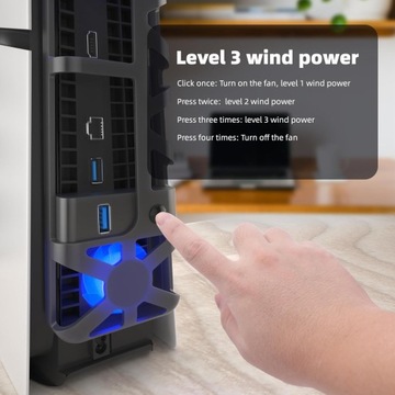 ОХЛАЖДАЮЩИЙ ВЕНТИЛЯТОР + USB ДЛЯ PLAYSTATION 5 SLIM 2023 PS5 Slim ОХЛАЖДАЮЩИЙ ВЕНТИЛЯТОР