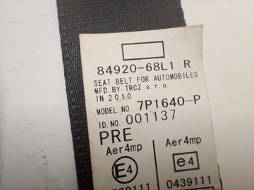 фото thumb №9, Pas безпеки перед правий suzuki swift mk7