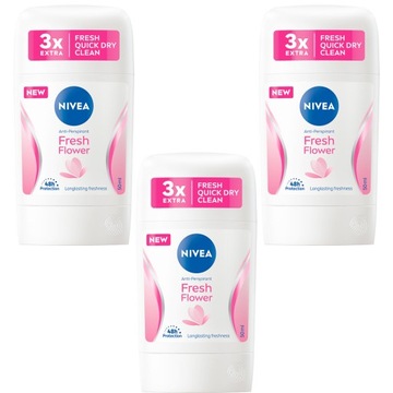 NIVEA Antyperspirant w sztyfcie Fresh Flower *3